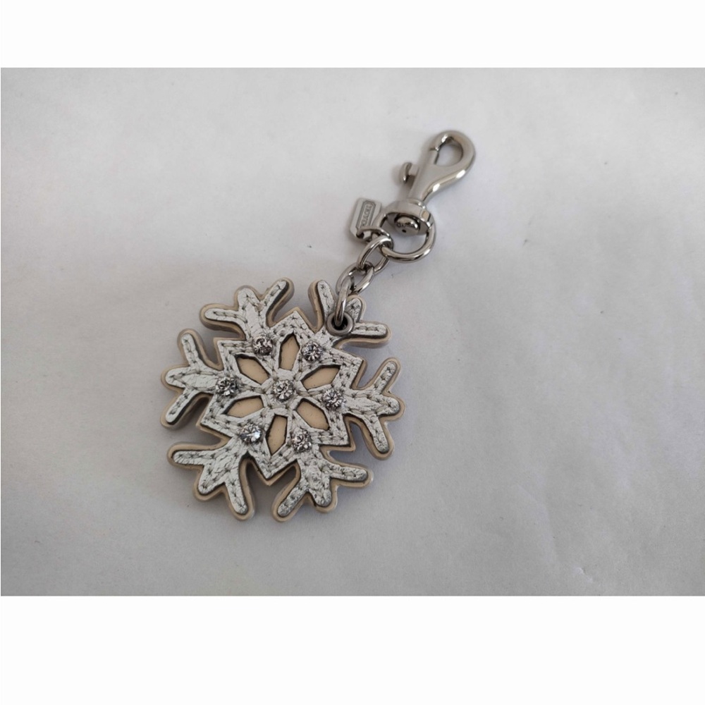 Coach Silver Snowflake Charm - Picture 2 of 8